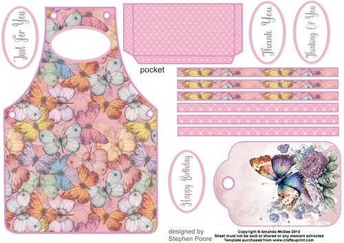Butterfly Apron topper 1