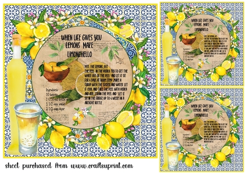 3 When life gives you lemons card fronts/toppers