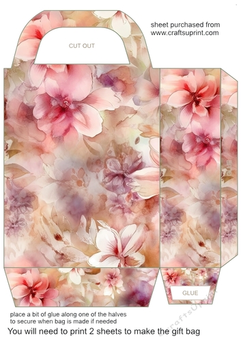 Soft floral gift bag 2