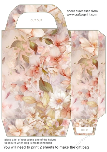 Soft floral gift bag 3