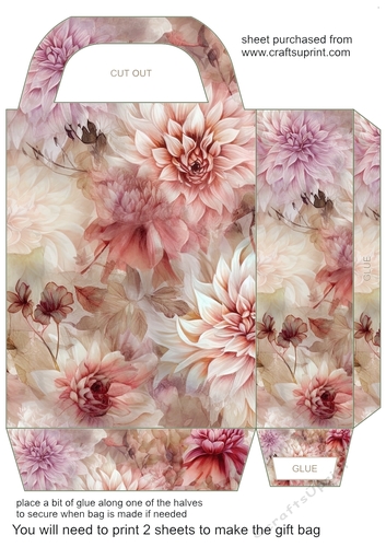 Soft floral gift bag 4
