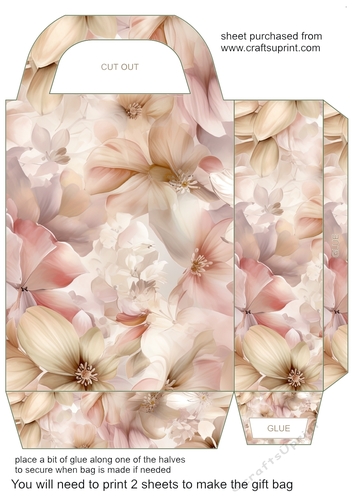 Soft floral gift bag 6