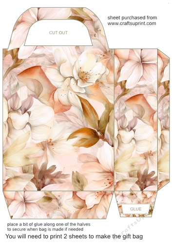 Soft floral gift bag 7