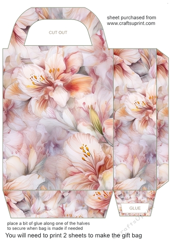 Soft floral gift bag 9
