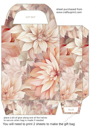Soft floral gift bag 11