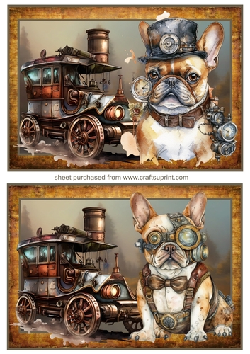 2 Steam punk Frenchie toppers 3