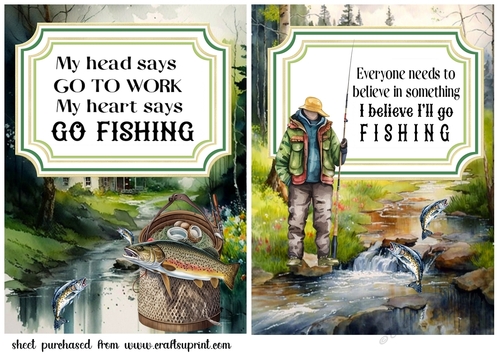 2 Fishing card fronts with sentiment 2