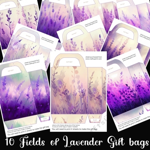 10 Fields of Lavender gift bag kit