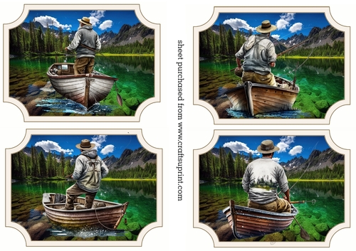 4 Gone fishing toppers 2