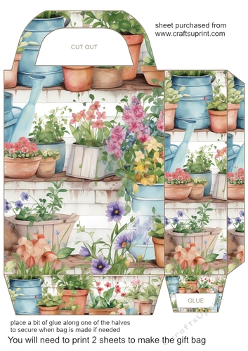 Gardening theme gift bag 2
