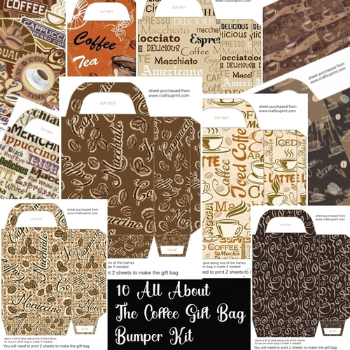 10 All about the coffee gift bag bumper kit 