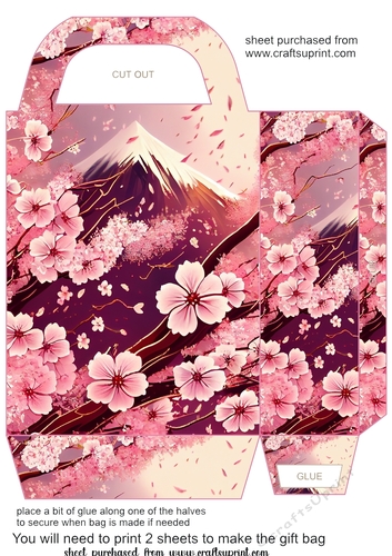 Cherry Blossom gift bag 4
