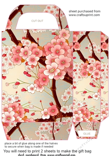 Cherry Blossom gift bag 5