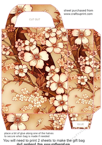 Cherry Blossom gift bag 6