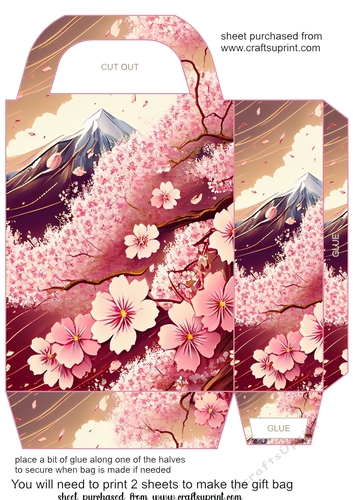 Cherry Blossom gift bag 7