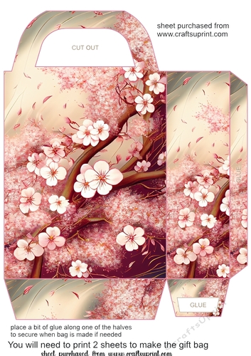 Cherry Blossom gift bag 9