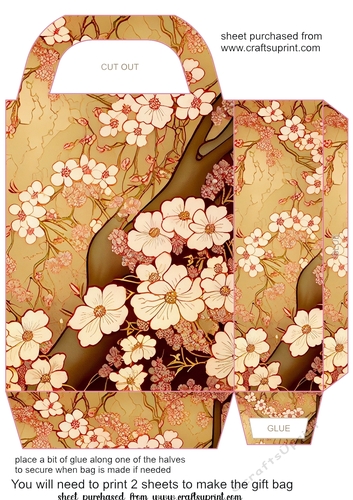 Cherry Blossom gift bag 10