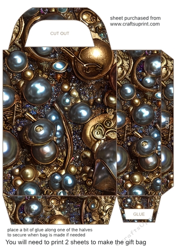 Shattered treasure gift bag 11
