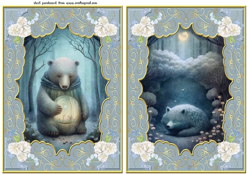 2 Mystical forest card fronts 2