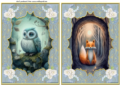 2 Mystical forest card fronts 4