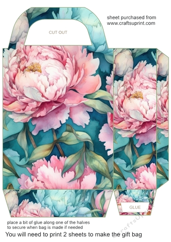 Peony gift bag 1