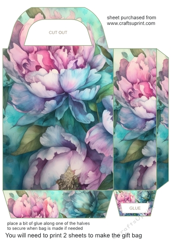 Peony gift bag 3