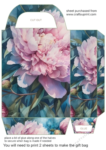 Peony gift bag 5