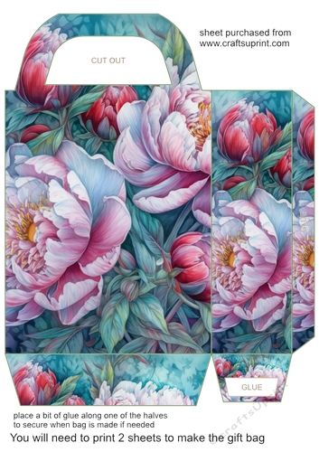 Peony gift bag 8