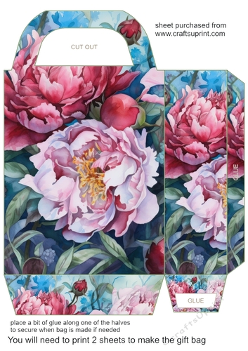 Peony gift bag 9