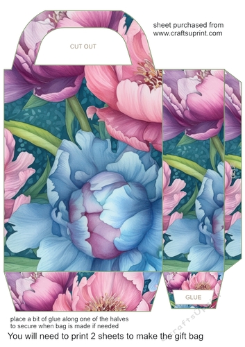 Peony gift bag 10