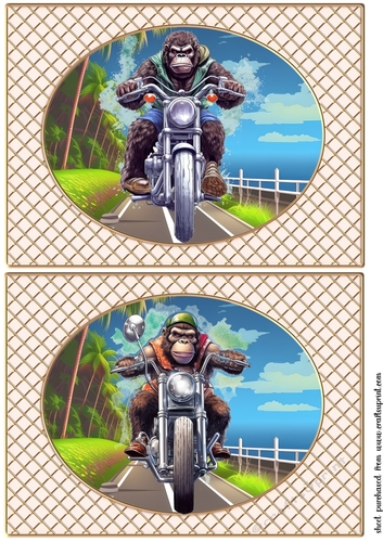 2 The great escape card fronts/toppers 1