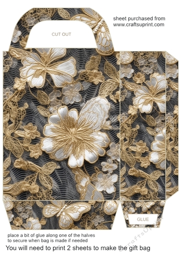 Lace gift bag 2