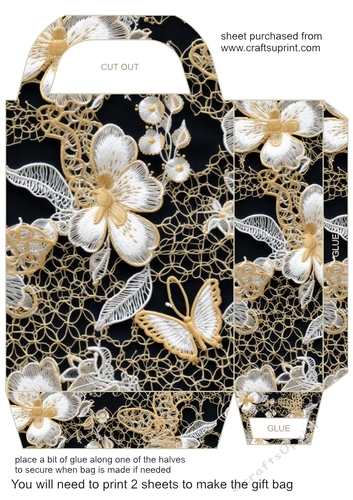 Lace gift bag 6