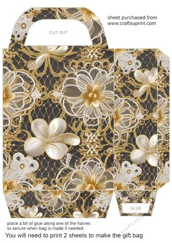 Lace gift bag 8