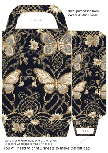 Lace gift bag 9