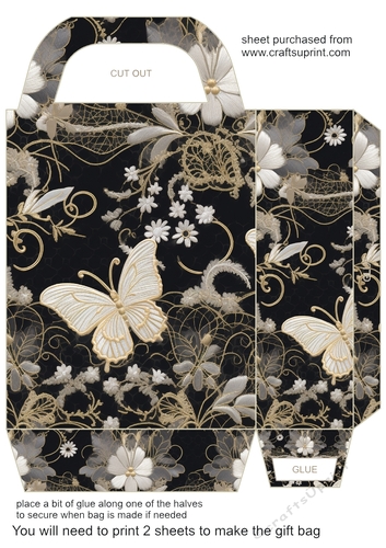 Lace gift bag 12