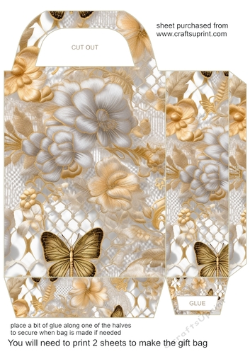 Lace gift bag 15