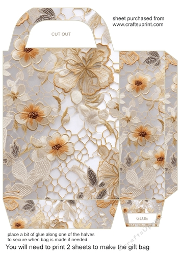 Lace gift bag 17