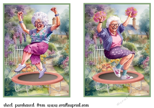 2 When the Grandchildren are away card fronts 1