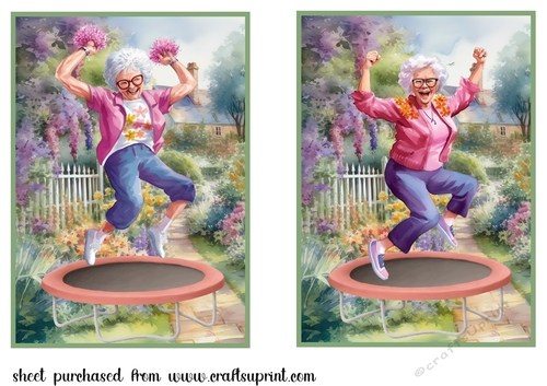 2 When the Grandchildren are away card fronts 2