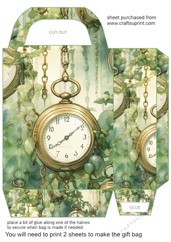 Pocket watch gift bag 1