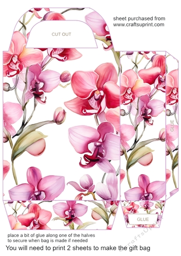 Orchids gift bag 1