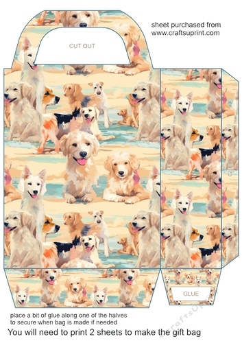 Summer dogs gift bag 1