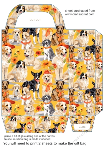 Summer dogs gift bag 3