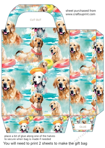 Summer dogs gift bag 4