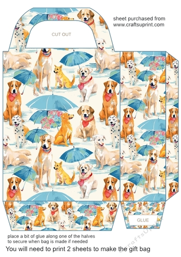 Summer dogs gift bag 5