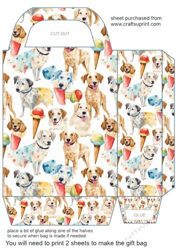 Summer dogs gift bag 6