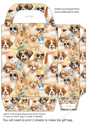 Summer dogs gift bag 7