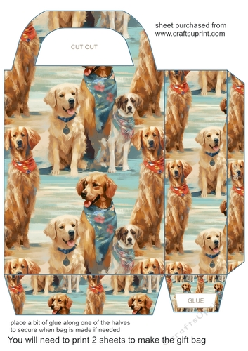 Summer dogs gift bag 8