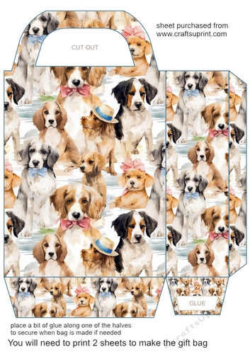 Summer dogs gift bag 9